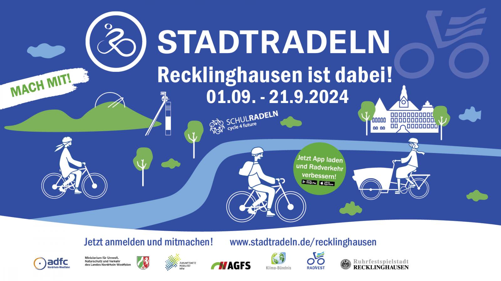 STADTRADELN in Recklinghausen startet am Sonntag, 1. September